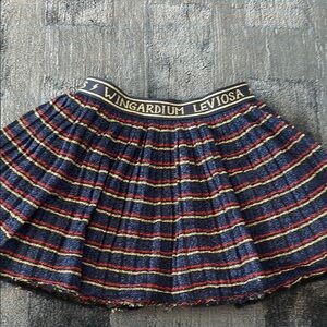 Harry Potter Blue and Red Pleated Mini Skirt
